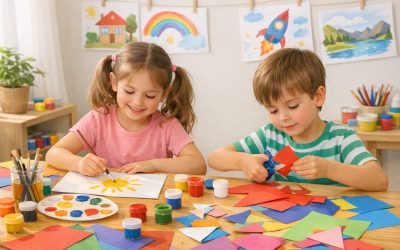 Ideas de actividades artísticas para niños que estimulan su creatividad